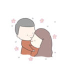 仲良いふたり（個別スタンプ：15）