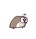 不動のフクロウ（個別スタンプ：7）