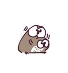 不動のフクロウ（個別スタンプ：8）