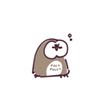 不動のフクロウ（個別スタンプ：12）