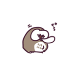 不動のフクロウ（個別スタンプ：16）