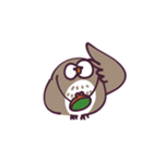 不動のフクロウ（個別スタンプ：28）