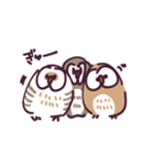 不動のフクロウ（個別スタンプ：30）