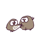 不動のフクロウ（個別スタンプ：32）