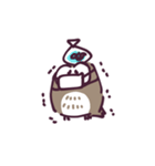 不動のフクロウ（個別スタンプ：39）