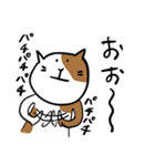 謙虚で褒め上手な猫スタンプ（個別スタンプ：2）