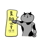謙虚で褒め上手な猫スタンプ（個別スタンプ：24）