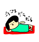 おかっぱ女子の日常スタンプ（個別スタンプ：3）