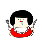 おかっぱ女子の日常スタンプ（個別スタンプ：11）