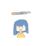 陰鬱ちゃん！スタンプ（個別スタンプ：8）