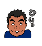 自由にまゆ毛お父さん（個別スタンプ：7）
