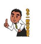 自由にまゆ毛お父さん（個別スタンプ：10）
