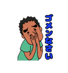 自由にまゆ毛お父さん（個別スタンプ：15）