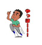 自由にまゆ毛お父さん（個別スタンプ：25）