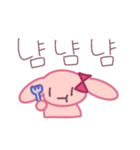 韓国語うさぎのトッキちゃん（個別スタンプ：10）