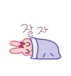 韓国語うさぎのトッキちゃん（個別スタンプ：19）