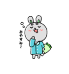 うさぎのルルさん 日常生活ver.（個別スタンプ：3）