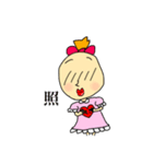 少し意味不明なちょんまげ少女（個別スタンプ：7）