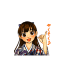 ♪大正浪漫おてんばちゃん♪（個別スタンプ：12）