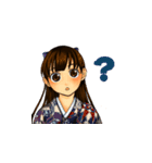 ♪大正浪漫おてんばちゃん♪（個別スタンプ：15）
