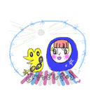 ピッタちゃんとカエルくん（個別スタンプ：8）