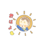 赤ちゃんスタンプ(男の子ベビー)（個別スタンプ：1）