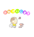 赤ちゃんスタンプ(男の子ベビー)（個別スタンプ：6）