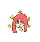 あの子はかわいい髪長娘。（個別スタンプ：11）