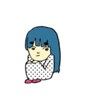 あの子はかわいい髪長娘。（個別スタンプ：12）