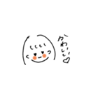 おんなのことえりまきとかげ（個別スタンプ：2）
