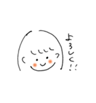 おんなのことえりまきとかげ（個別スタンプ：5）