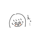 おんなのことえりまきとかげ（個別スタンプ：6）