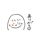 おんなのことえりまきとかげ（個別スタンプ：7）