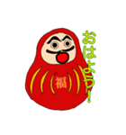 使いやすいダルマのスタンプ（個別スタンプ：11）