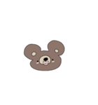 ゆるっと くま（個別スタンプ：3）
