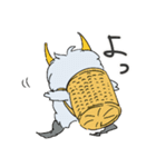 乱髪兜くん（個別スタンプ：7）