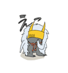 乱髪兜くん（個別スタンプ：8）