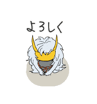 乱髪兜くん（個別スタンプ：9）