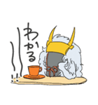 乱髪兜くん（個別スタンプ：18）