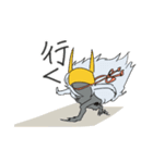 乱髪兜くん（個別スタンプ：22）