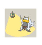 乱髪兜くん（個別スタンプ：34）