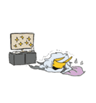 乱髪兜くん（個別スタンプ：40）