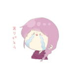 顔が真ん中に寄ったJK♡（個別スタンプ：7）
