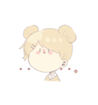 顔が真ん中に寄ったJK♡（個別スタンプ：10）