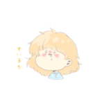 顔が真ん中に寄ったJK♡（個別スタンプ：11）