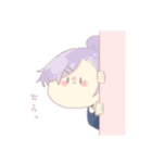 顔が真ん中に寄ったJK♡（個別スタンプ：13）