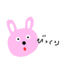 なんのひねりもないうさぎ（個別スタンプ：5）