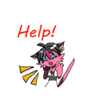 猫っ娘の日常スタンプ（個別スタンプ：7）