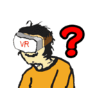 VR仮面リックのスタンプ（個別スタンプ：1）