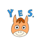 目力の強い動物たち（個別スタンプ：9）